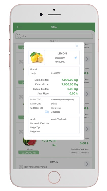 Cupe Mobil Muhasebe, Hal Kayıt