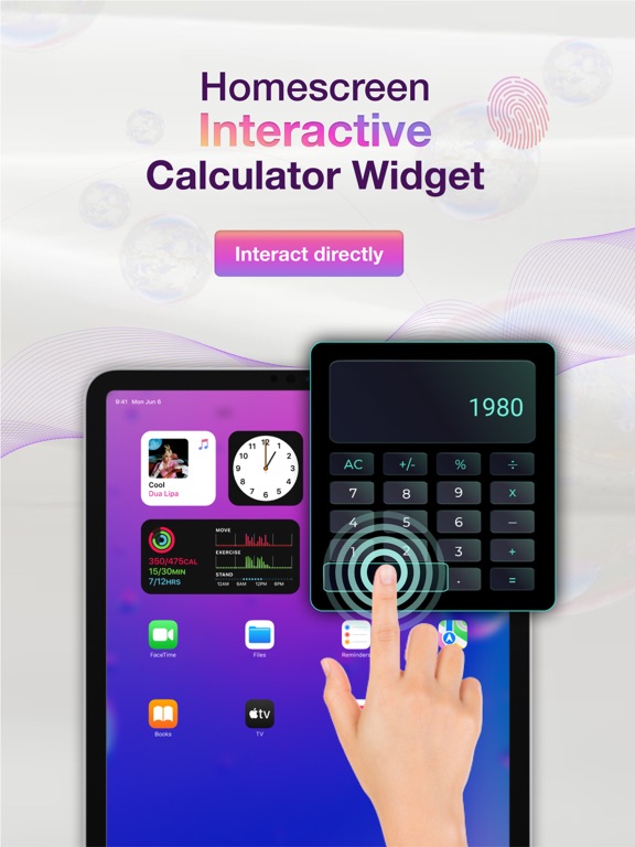Screenshot #4 pour Calculator Widget Pro 18