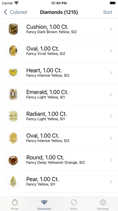 Engagement Rings Screenshot