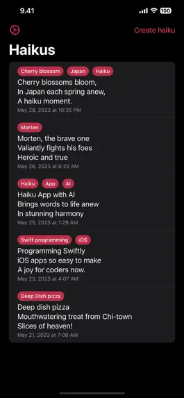 Game screenshot AI generated haikus - HeyAIku mod apk