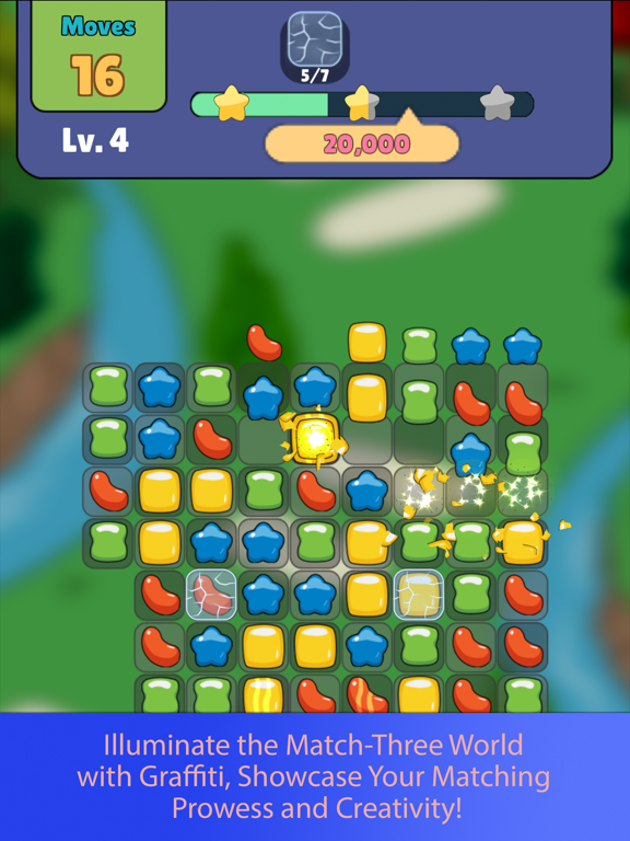 Doodle Art : Match 3 iPad screenshot 5 - Entertainment app