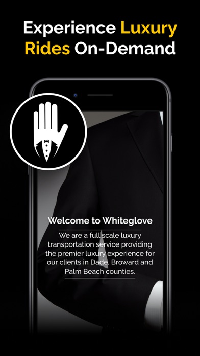 WhiteGlove Lux Rides on Demand Screenshot