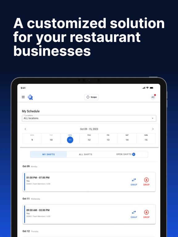 App screenshot