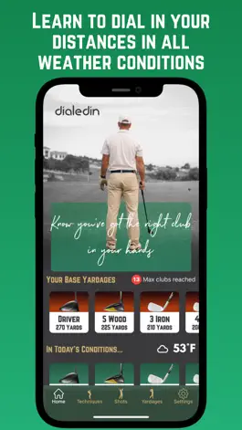 Game screenshot DialedIn Golf Club Yardages mod apk