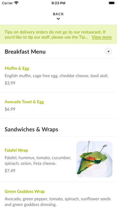 Chicago Health Foods Screenshot
