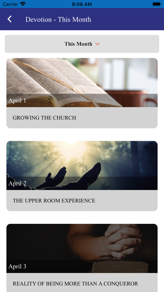 #4. Grace for Living (iOS) 由: Joshua Okodugha