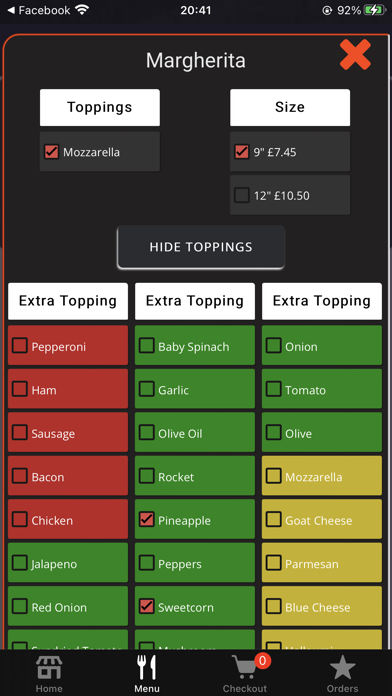 Corner Cafe Pizza Burger Screenshot