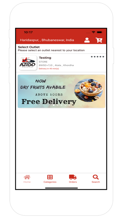 Azido Delivery Screenshot