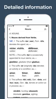 advanced latin grammar iphone screenshot 2