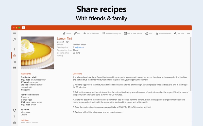 recipe keeper iphone screenshot 4