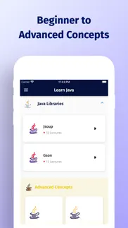 learn java coding fast offline iphone screenshot 3