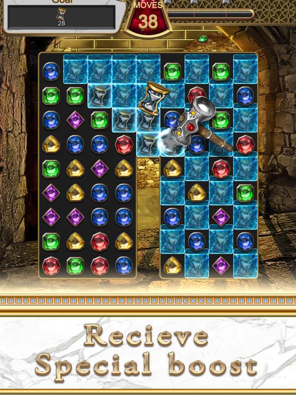 Jewels Magic Lamp iPad screenshot 4 - Games app