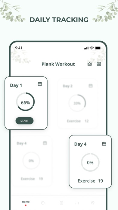 Plank Workout at Home: VAFit Screenshot