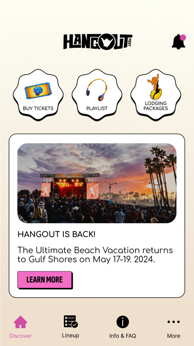 Hangout Music Festival Screenshot