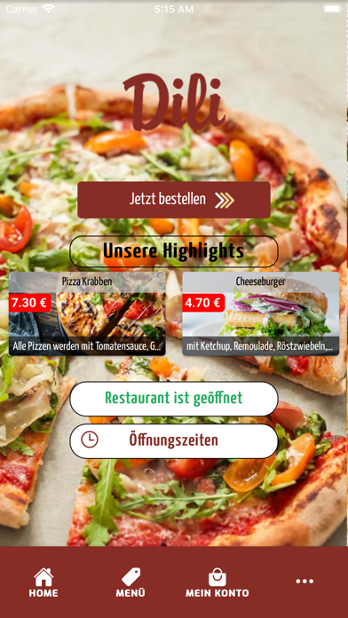 Dili Grill Screenshot 1 - AppWisp.com Dili Grill Screenshot 1 - AppWisp.com