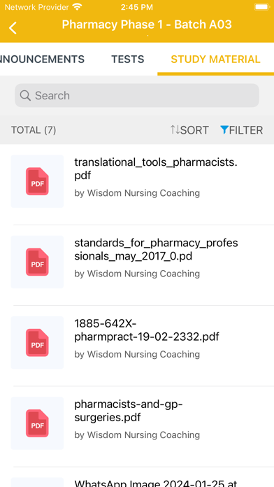 Wisdom Nursing Classes Screenshot