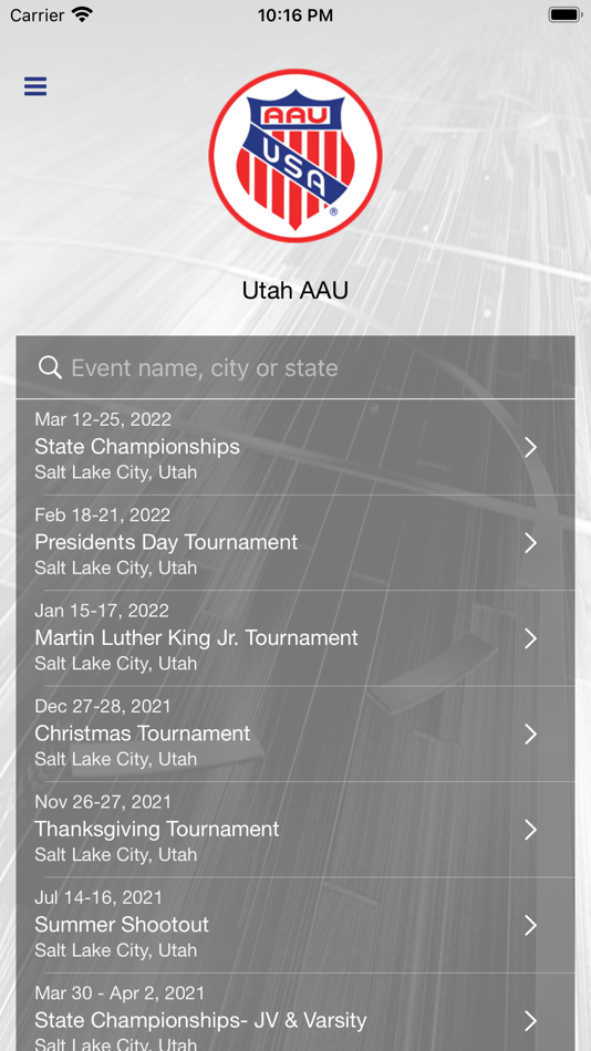 Utah AAU - 5.9.17 - (iOS)