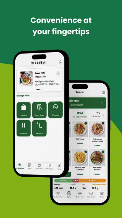 FITT Meals - Meal plans Screenshot