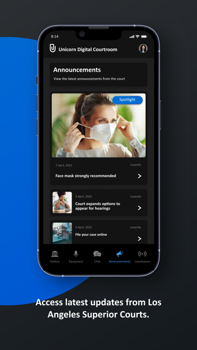 LA CourtConnect Screenshot