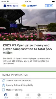 us open tennis championships iphone screenshot 2