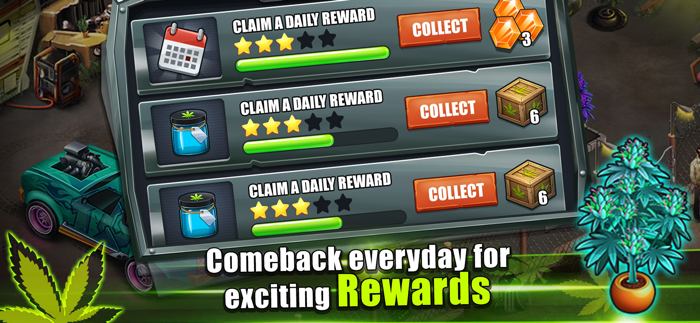 Idle Weed Farm - Tycoon Game