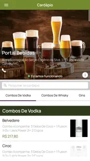 portal bebidas iphone screenshot 1