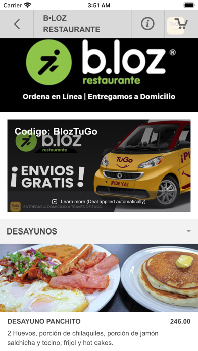 B•Loz Restaurante Screenshot 3 - AppWisp.com B•Loz Restaurante Screenshot 3 - AppWisp.com