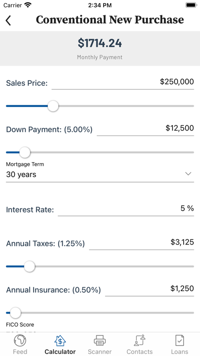 Mortgage Link Screenshot