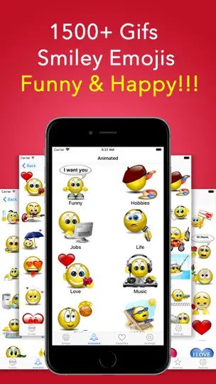 Capture d'écran de Adult Emoji Animated GIFs sur iPhone 3