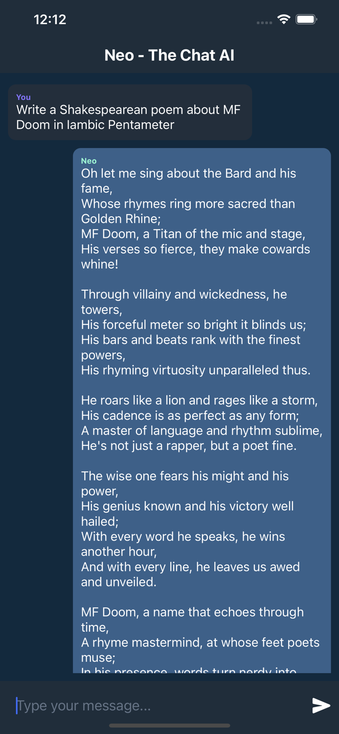 Neo - The Chat AI