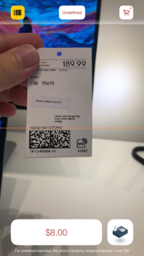 Cashier AR screenshot