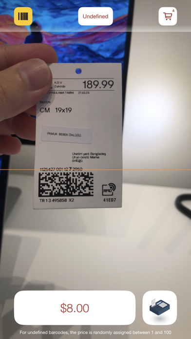 Cashier AR Screenshot