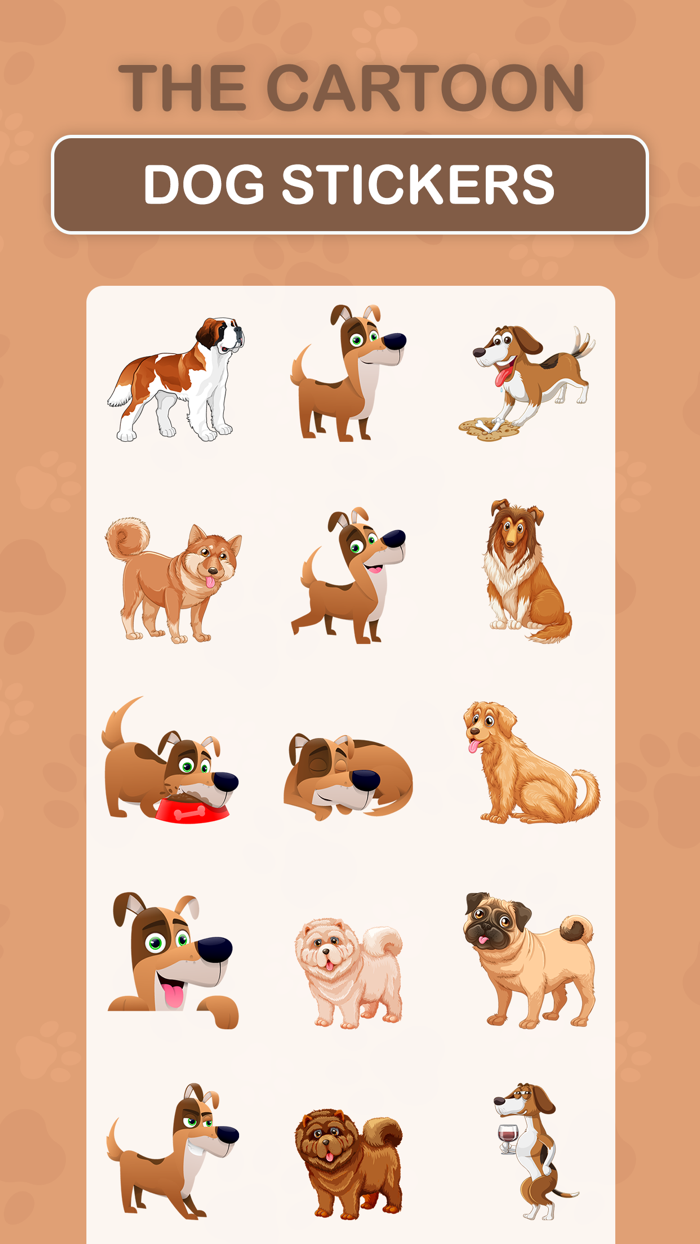 The Cartoon Dog Stickers