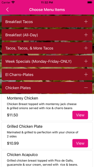 El Charro Mexican Screenshot