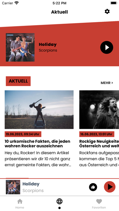 Austrian Rock Radio Screenshot