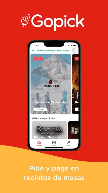 Gopick Pide y paga en recintos