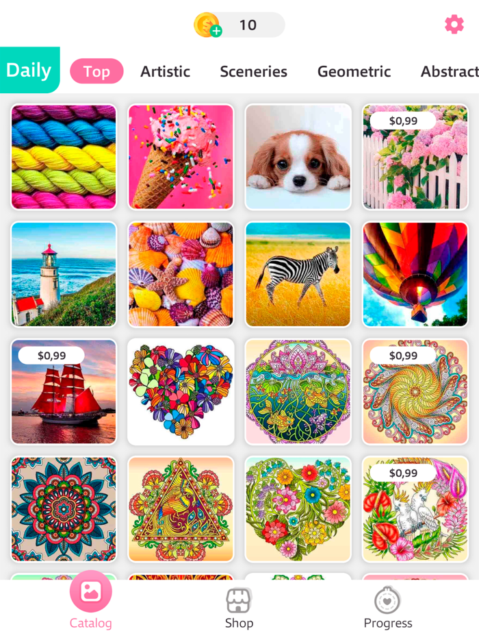 Cross Stitch Color by Letters