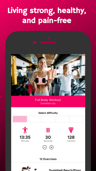 Weight Training Plan for Women Screenshot