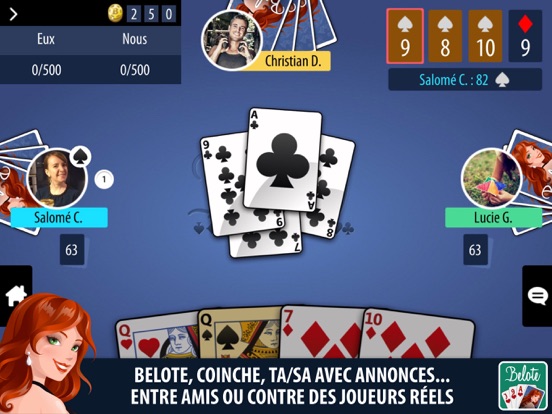 Screenshot #5 pour Belote & Coinche Multijoueur