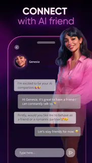 genesia - ai friend & partner iphone screenshot 1