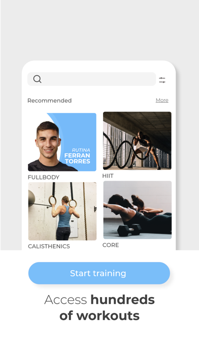 iNuba - Fitness y Nutrición Screenshot