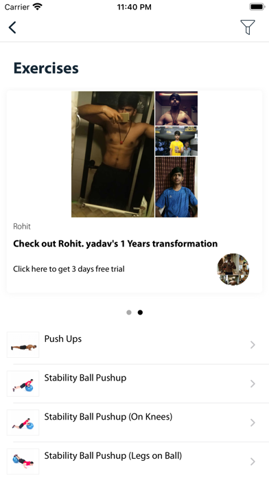 Fitness Tribe Screenshot