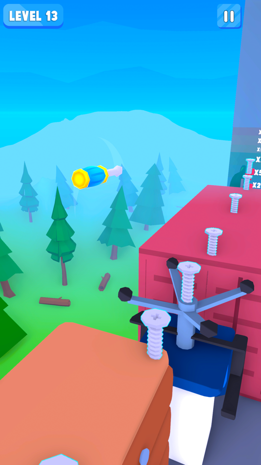 #2. Flip & Screw (iOS) Podle: Dumbbell Games Yazilim Anonim Sirketi