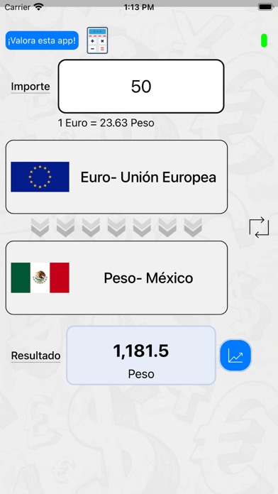 Cambio de Monedas Screenshot