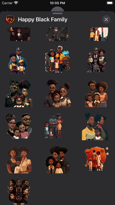 Happy Black Family Screenshot