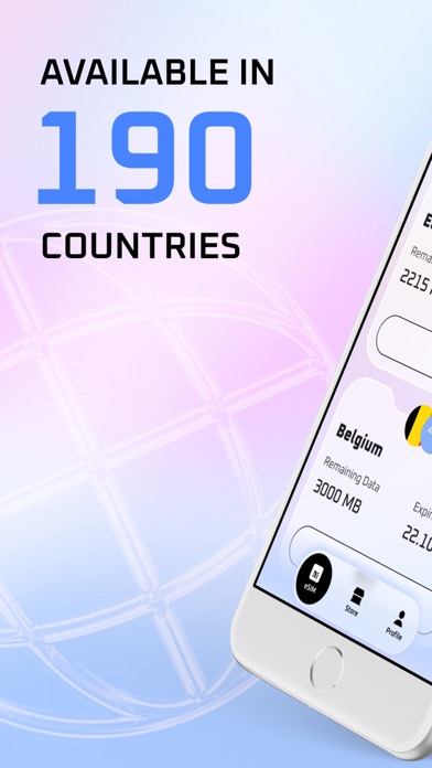 EvoSim: Travel eSIM Internet Screenshot