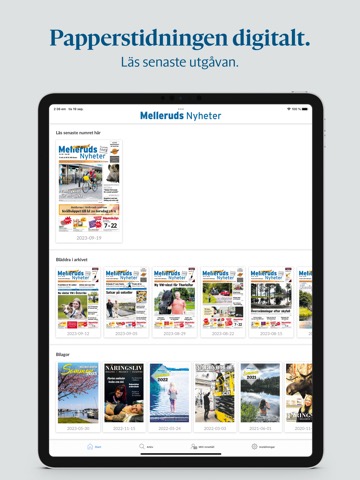 Melleruds Nyheter e-tidningのおすすめ画像1