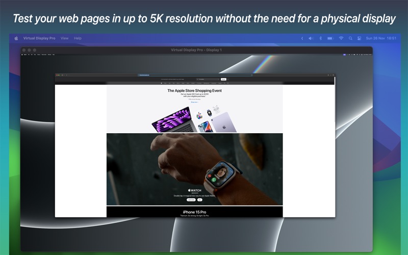 Virtual Display Pro Screenshot