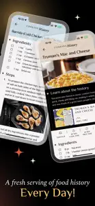 Cooking History: Daily Widget screenshot #3 for iPhone