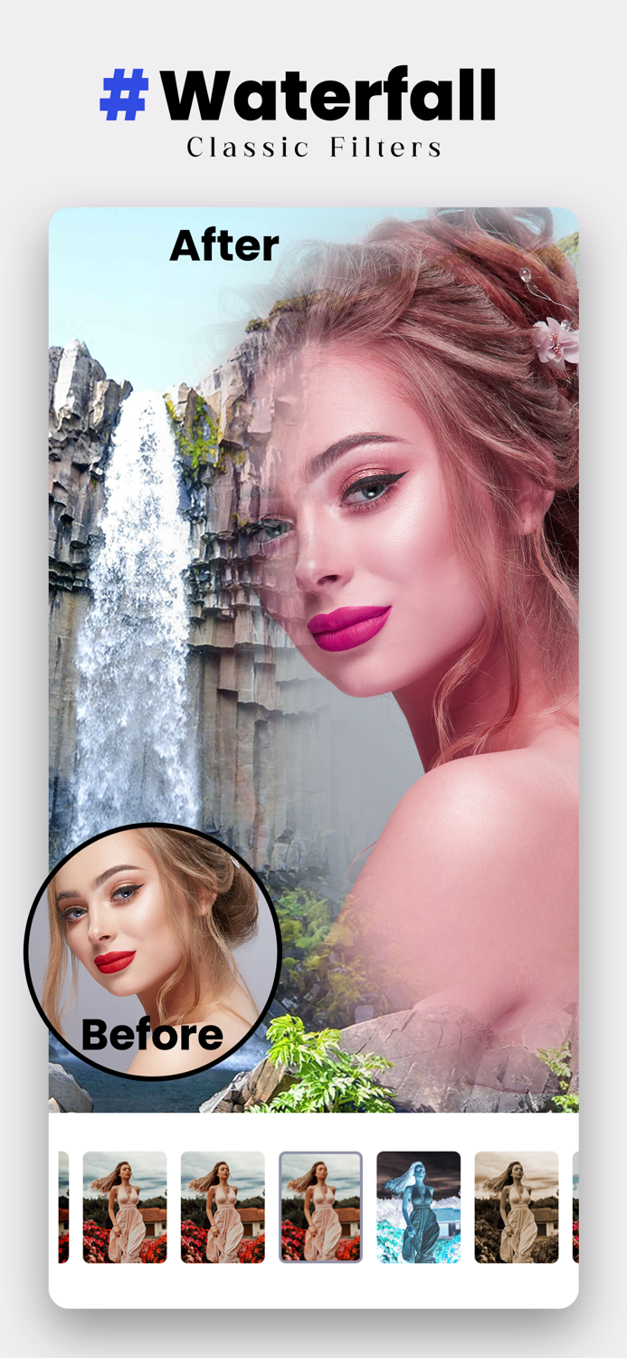 Waterfall Photo Frames